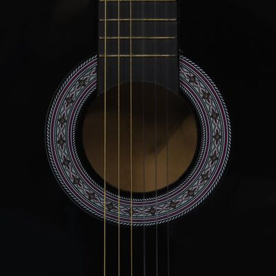 vidaXL Klasická kytara pro začátečníci a děti černá 3/4 36''