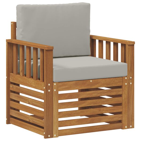 vidaXL Venkovn&iacute; pohovkov&aacute; souprava Př&iacute;rodn&iacute; 71 x 63 x 73 cm