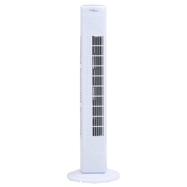 vidaXL Věžov&yacute; ventil&aacute;tor &Phi;24 x 80 cm b&iacute;l&yacute;