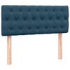 vidaXL Box spring postel s matrac&iacute; tmavě modr&aacute; 120x210 cm samet
