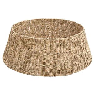 vidaXL V&aacute;nočn&iacute; obojek na stromek Kulat&yacute; Př&iacute;rodn&iacute; Průměr 60 x 22 cm