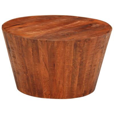 vidaXL Konferenční stolek Ø 52x30 cm masivní hrubé mangovníkové dřevo