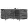 vidaXL Plachta na zahradní nábytek tvar L 16 oček 215 x 215 x 90 cm