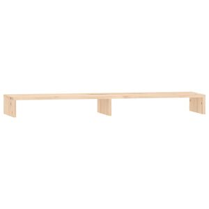 vidaXL Stojan na monitor 100x27x10 cm masivn&iacute; borov&eacute; dřevo