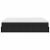 vidaXL Postel s &uacute;ložn&yacute;m prostorem a matrac&iacute; Čern&aacute; 200 x 200 cm samet