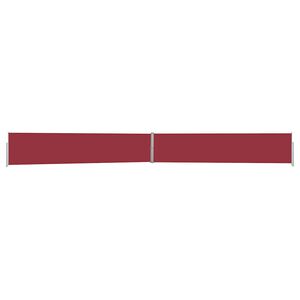 vidaXL Zatahovac&iacute; bočn&iacute; mark&yacute;za / z&aacute;stěna 140 x 1200 cm červen&aacute;