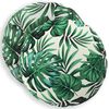 vidaXL Povlak na pol&scaron;t&aacute;ř 2 pcs HEERLEN Vzor listů &Oslash; 60 cm Polyester