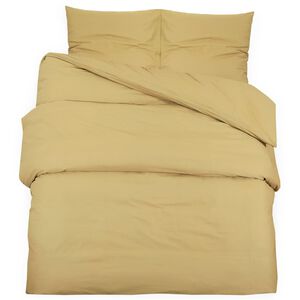 vidaXL Sada ložn&iacute;ho pr&aacute;dla taupe 140 x 200 cm lehk&eacute; mikrovl&aacute;kno