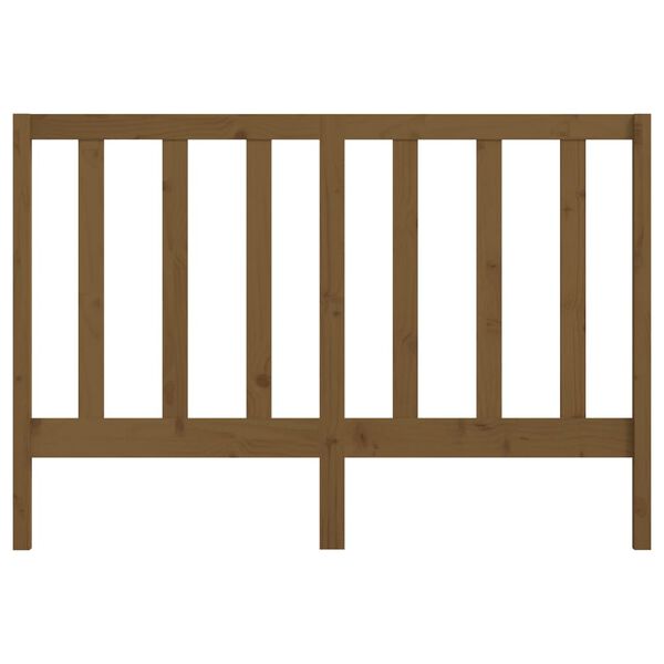 vidaXL Čelo postele medově hnědé 146 x 4 x 100 cm masivní borovice