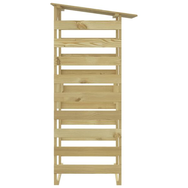 vidaXL Pergola se střechou 100 x 90 x 200 cm impregnovan&eacute; borov&eacute; dřevo