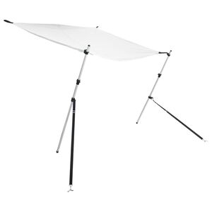 vidaXL N&aacute;stavec na t-top stř&iacute;&scaron;ku b&iacute;l&yacute; 170x208x(115-183) cm