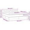 vidaXL Box spring postel s matrac&iacute; tmavě zelen&aacute; 160x200 cm samet