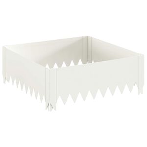 vidaXL Okraj tr&aacute;vn&iacute;ku 60 x 60 x 20 cm Ocel B&iacute;l&aacute;