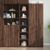 vidaXL Skříň highboard hnědý dub 40 x 41 x 185 cm kompozitní dřevo