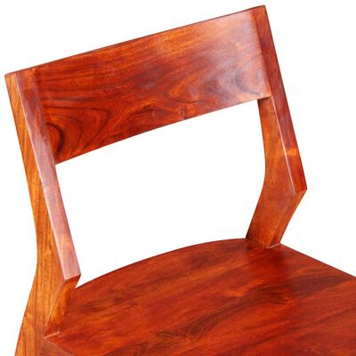 vidaXL Jídelní židle 2 ks masivní akáciové dřevo sheesham
