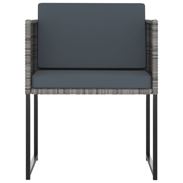 vidaXL 11d&iacute;ln&yacute; zahradn&iacute; j&iacute;deln&iacute; set s podu&scaron;kami polyratan &scaron;ed&yacute;