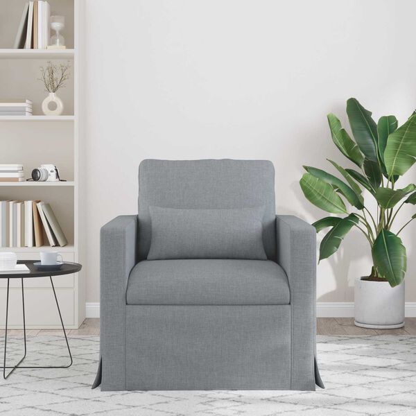 vidaXL Pohovka Světle &scaron;ed&aacute;