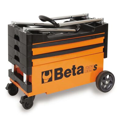Beta Tools Skládací dílenský vozík "C27S-O" ocel oranžový 027000201
