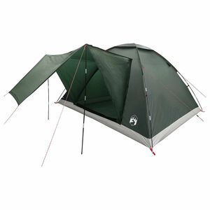 vidaXL Kempingov&yacute; stan se střechou Arm&aacute;dně zelen&aacute; 335 x 275 x 180 cm