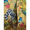 DUTCH WALLCOVERINGS Tapeta Lemur okrová