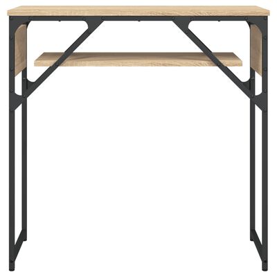 vidaXL Konzolový stolek s policí dub sonoma 75 x 30 x 75 cm kompozit
