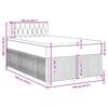 vidaXL Box spring postel s matrac&iacute; modr&aacute; 120 x 190 cm samet