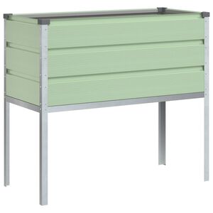 vidaXL Truhl&iacute;k Pastelově zelen&aacute; 100 x 45 x 90 cm Pozinkovan&aacute; ocel