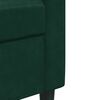 vidaXL 2m&iacute;stn&aacute; pohovka tmavě zelen&aacute; 140 cm samet