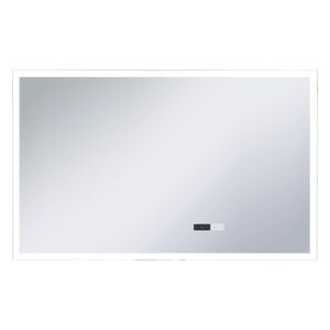 vidaXL Koupelnov&eacute; LED zrcadlo dotykov&yacute; senzor zobrazen&iacute; času 100x60 cm