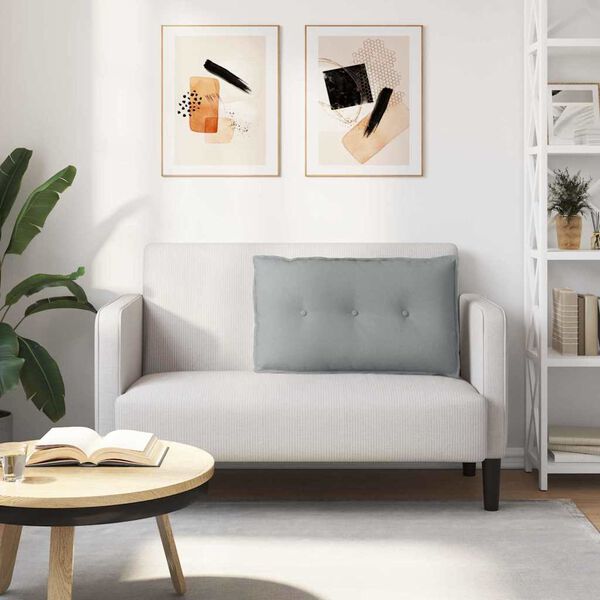 vidaXL Pol&scaron;t&aacute;ř na z&aacute;da Světle &scaron;ed&aacute; 80 x 19 x 50 cm textil