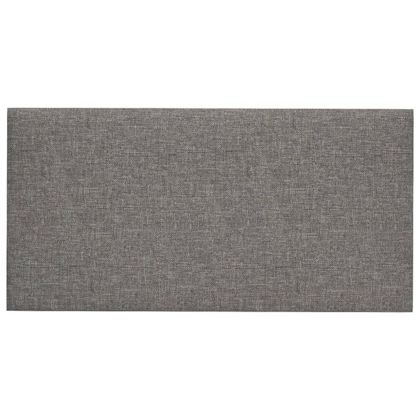 vidaXL Nástěnné panely 12 ks světle šedé 30 x 15 cm textil 0,54 m²