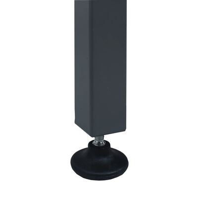 vidaXL Pracovní stůl černý 120 x 60 x 85 cm ocel
