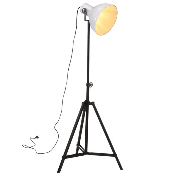 vidaXL Stojací lampa 25 W bílá 61 x 61 x 90/150 cm E27