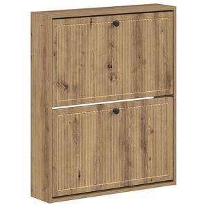 vidaXL N&aacute;stěnn&aacute; skř&iacute;ň na boty EDE 71 x 17 x 86 cm Kompozitn&iacute; dřevo