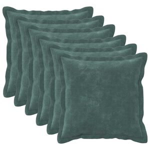 vidaXL Povlak na pol&scaron;t&aacute;ř 6 ks HOUTEN Mořsky modr&aacute; 30 x 30 cm
