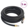 vidaXL Hybridn&iacute; vzduchov&aacute; hadice čern&aacute; 0,6" 5 m pryž a PVC