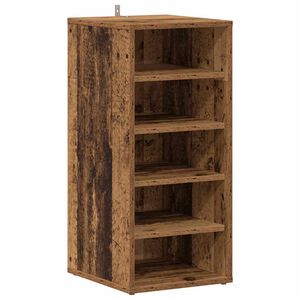 vidaXL Botn&iacute;k old wood 32 x 35 x 70 cm kompozitn&iacute; dřevo