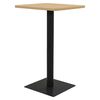 vidaXL Bistro stolek barva dub 78,5 x 78,5 x 107 cm