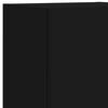 vidaXL 4d&iacute;ln&aacute; ob&yacute;vac&iacute; stěna s LED osvětlen&iacute;m čern&aacute; kompozitn&iacute; dřevo