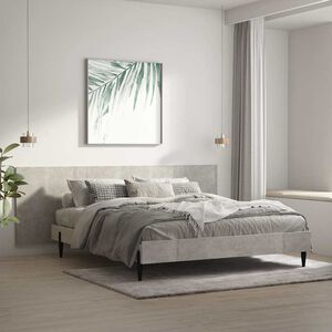 vidaXL N&aacute;stěnn&eacute; čelo postele betonově &scaron;ed&eacute; 240 x 1,5 x 80 cm kompozit