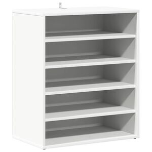 vidaXL Botn&iacute;k b&iacute;l&yacute; 60 x 35 x 70 cm kompozitn&iacute; dřevo