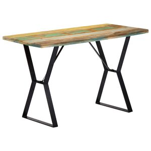 vidaXL J&iacute;deln&iacute; stůl 120 x 60 x 76 cm masivn&iacute; recyklovan&eacute; dřevo