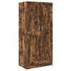 vidaXL &Scaron;atn&iacute; skř&iacute;ň kouřov&yacute; dub 82,5 x 51,5 x 180 cm kompozitn&iacute; dřevo
