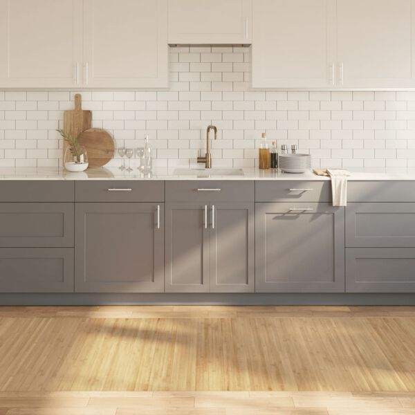 vidaXL Koberec obd&eacute;ln&iacute;kov&yacute; světle př&iacute;rodn&iacute; 100 x 400 cm bambus