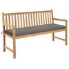 vidaXL Zahradn&iacute; lavice s &scaron;edou podu&scaron;kou 150 cm masivn&iacute; teak