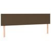 vidaXL Box spring postel s matrac&iacute; tmavě hněd&aacute; 180x200 cm textil