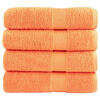 vidaXL Pr&eacute;miov&eacute; osu&scaron;ky SOLUND 4 ks oranžov&eacute; 100x150 cm 600 g/m&sup2;