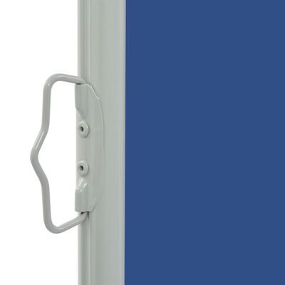 vidaXL Zatahovací boční markýza / zástěna na terasu 160 x 300 cm modrá