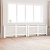 vidaXL Kryty na radi&aacute;tor 2 ks b&iacute;l&eacute; 172 x 19 x 81,5 cm MDF