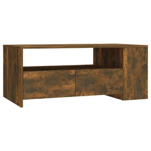 vidaXL Konferenčn&iacute; stolek kouřov&yacute; dub 102x55x42 cm kompozitn&iacute; dřevo